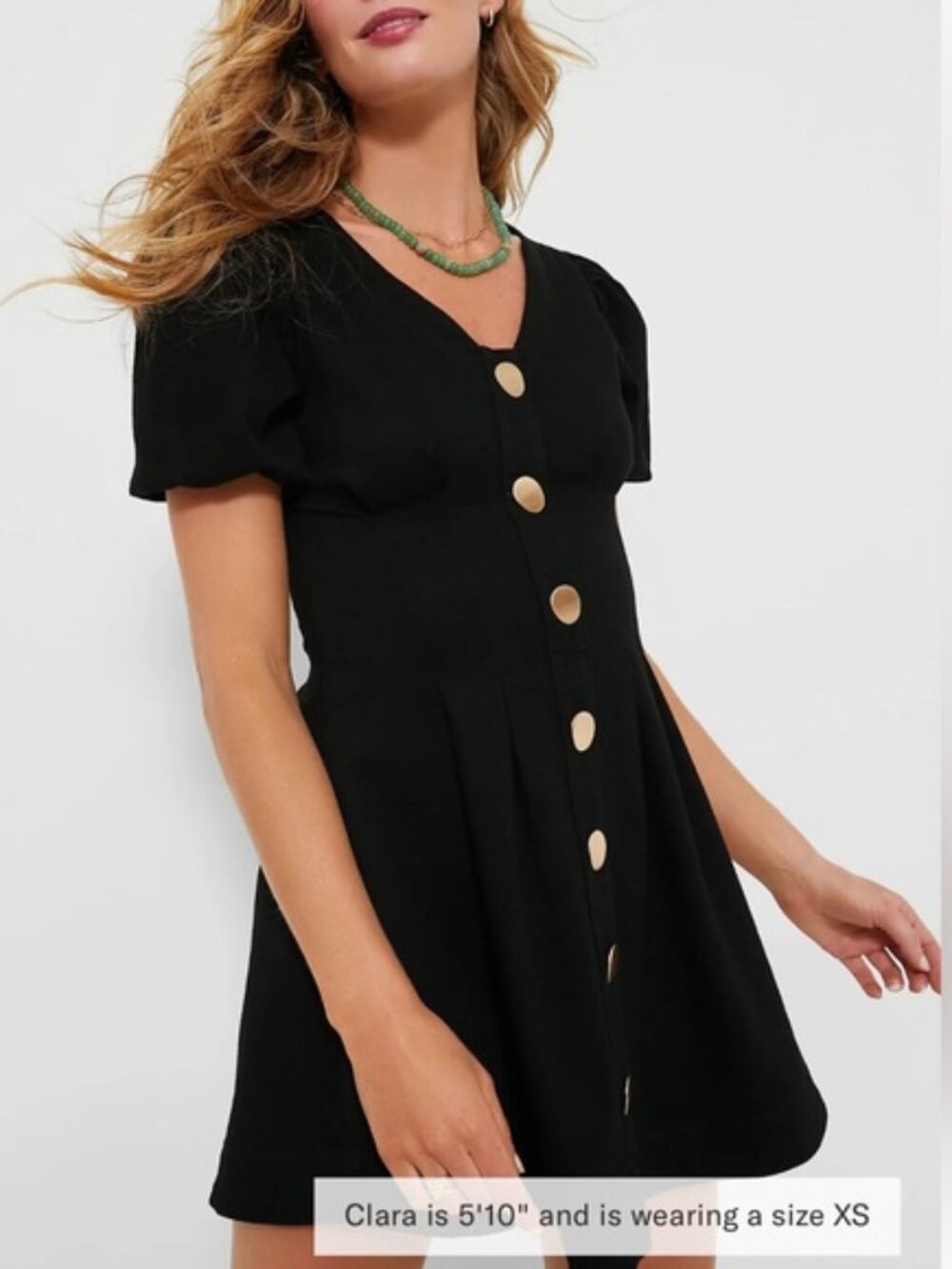 Tuckernuck Hyacinth House, Black Denim Emelia Mini Dress, Size L